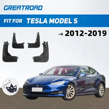 Автомобильные брызговики для Tesla Model S 2012 - 2019 Брызговики, брызговики, брызговик переднего заднего крыла