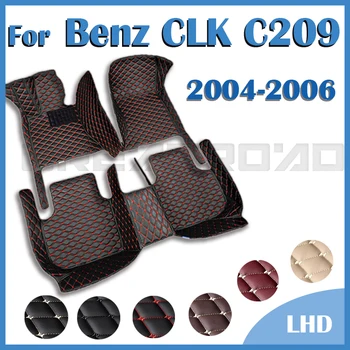 Автомобильные коврики для Benz CLK Class C209 2004 2005 2006 Пользовательские автомобильные накладки для ног Автомобильные Ковровые покрытия Аксессуары для интерьера