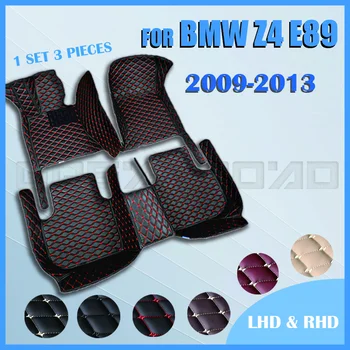 Автомобильные коврики для BMW Z4 E89 2009 2010 2011 2012 2013 Пользовательские автоматические накладки для ног автомобильный ковролин