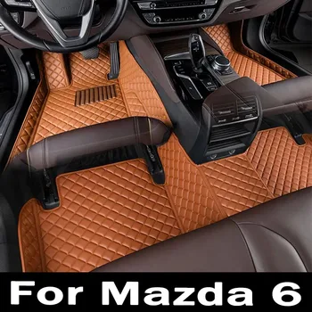 Автомобильные коврики для Mazda 6 2006 2007 2008 2009 2010 2011 2012 2013 2014 2015 2016 2017 Автомобильные накладки для ног, Аксессуары для интерьера