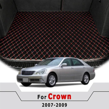 Автомобильные коврики для багажника Toyota Crown 2007 2008 2009, ковры для заднего грузового лайнера, аксессуары для салона автомобиля, чехлы, запчасти, водонепроницаемые накладки