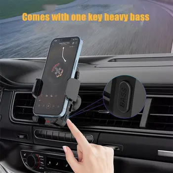 Автомобильный FM-Передатчик, Держатель Мобильного Телефона, MP3-Плеер, Крепление Для Телефона, Автомобильный FM-Передатчик, совместимый с Bluetooth 5.0, Автоаксессуары