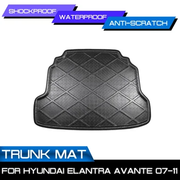 Автомобильный коврик для Hyundai Elantra Avante 2007 2008 2009 2010 2011, защита заднего багажника от грязи
