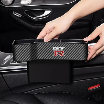 Автомобильный органайзер для хранения чехлов для сидений из углеродного волокна с логотипом GTR для Nissan GTR JDM R32 R33 R34
