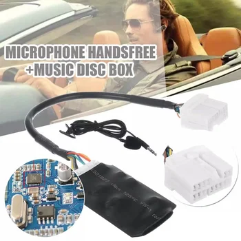 Автомобильный Радио Аудио Адаптер Bluetooth Aux Кабель Микрофон Громкой Связи для Honda Accord Civic CRV Fit Siming Odyssey