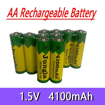 Аккумуляторная батарея типа АА 4100 мАч 1,5 В, новая щелочная аккумуляторная батарея для светодиодных игрушек, mp3 и т. Д.