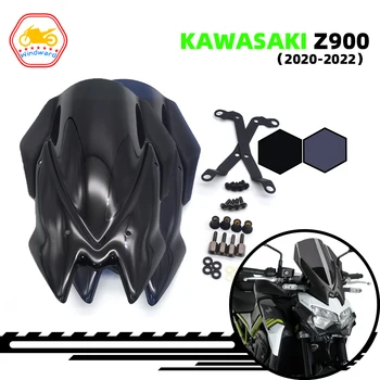 Аксессуары для мотоциклов Touring Windscreen Козырек на лобовое стекло Подходит для KAWASAKI Z900 20-22 2020 2021 2022 Double Bubble
