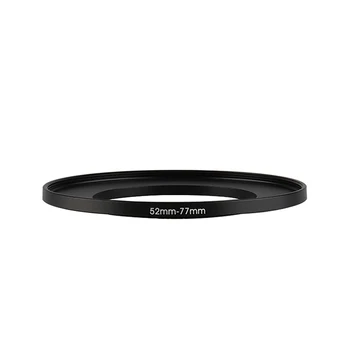 Алюминиевое Черное Повышающее Фильтрующее Кольцо 52 мм-77 мм 52-77 мм Адаптер Фильтра 52-77 для Объектива Canon Nikon Sony DSLR Camera Lens