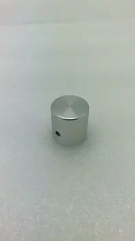 Алюминиевый небольшой усилитель мощности, твердая ручка, ручка потенциометра громкости 25 * 25 мм, серебристый, черный