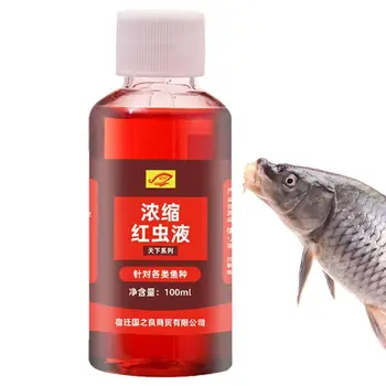 Аттрактант для рыбных приманок Концентрированный жидкий аттрактант для рыбы с красным червем, ароматизированная добавка для рыболовных приманок, рыболовные приманки Deep Sea