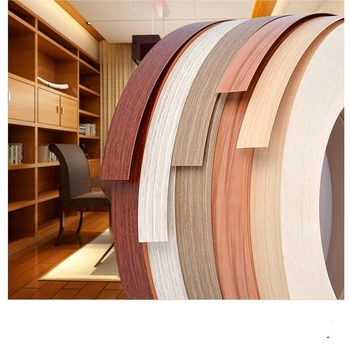 Белая окантовка мебельных кромок из термоплавкого ПВХ, защитная лента, клейкие листы шпона для шкафа, стола, деревянная окантовка поверхности в стиле деко