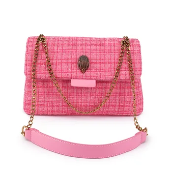 Бренд 2024, женская сумка, роскошная дизайнерская модная ретро-сумка через плечо из шерстяного материала, женская сумка-тоут
