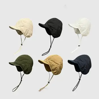 Ветрозащитные летающие шляпы Корейская версия, утолщенная легкая лыжная шапка-бомбер, защита ушей, кепка для верховой езды на открытом воздухе