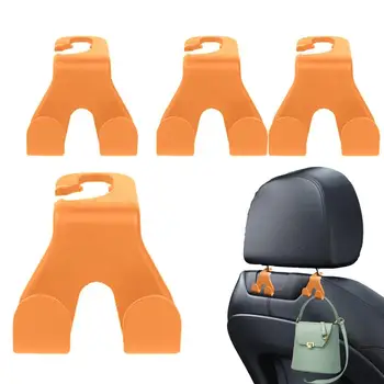 Вешалки на заднее сиденье для автомобиля 4 шт. Многофункциональный Автомобильный крючок, вешалка для сумочек, организация и хранение автомобиля для RV внедорожника, седана, спортивного автомобиля