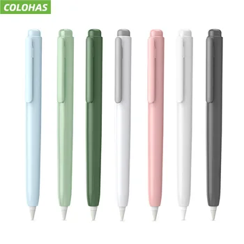 Винтажный пенал для Apple Pencil, стилус 1-го и 2-го поколений, мягкая силиконовая крышка, аксессуары для сенсорного планшета Ipad