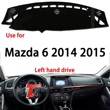 Высококачественная заводская замшевая крышка приборной панели TAIJS для Mazda 6 2014-2015 с левым рулем