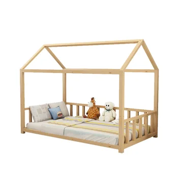 Высококачественные Дешевые современные деревянные детские кровати Мебель из массива Дерева Детские Кровати Детская мебель
