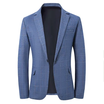 Высококачественный Осенний Новый модный тренд 2023, деловой маленький костюм, Тонкий Корейский Мужской Британский костюм для отдыха, Молодое красивое пальто