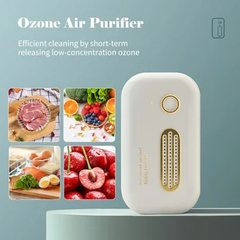 Генератор озона Мини-очиститель воздуха USB Перезаряжаемый устранитель запаха Очистители воздуха для спальни для автомобиля Офиса домашних животных Запахи холодильника