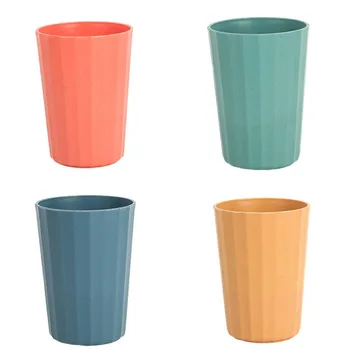 Горячие продажи чашки для зубных щеток из пшеничной соломы чашки для полоскания рта простые креативные чашки для пары пластиковая мебель предметы первой необходимости
