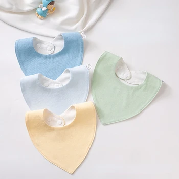 Детский нагрудник персиковое сердечко полотенце для слюны детское питание нагрудник для младенцев мужского и женского пола чистый хлопок водонепроницаемая слюна молоко сгущенный хлопок
