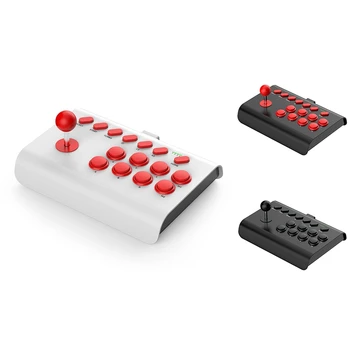 Джойстик для файтинга Y02 С выдвижным кронштейном Игровая консоль с 3-режимным подключением Макро / ТУРБО Функции