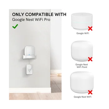 Для Google Nest WiFi Pro Настенный монтажный кронштейн, интеллектуальный динамик, настенный кронштейн для хранения, 1 шт