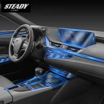 Для Lexus ES 250 300 350 2018-2020 2021 Внутренняя Центральная Консоль Автомобиля Прозрачная Защитная Пленка Из ТПУ Для Ремонта От Царапин Accessorie