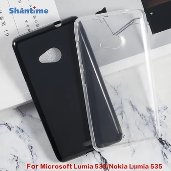 Для Nokia Lumia 535 Гелевый пудинг Силиконовая защитная задняя крышка телефона для Nokia Lumia 535 Мягкий чехол из ТПУ