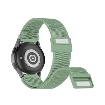 Для Samsung Watch 6/6 Классический Ремешок 20 мм 22 мм Регулируемый Нейлоновый Магнитный Ремешок для Galaxy Watch 4/5 40 мм 44 мм Смарт-ремешок Для Часов