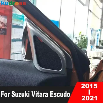 Для Suzuki Vitara Escudo 2015-2018 2019 2020 2021 Передняя дверь автомобиля Отделка стойки Треугольный каркас динамика Аксессуары для интерьера