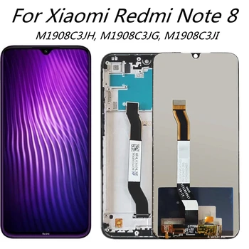 Для Xiaomi Redmi Note 8 note8 M1908C3JE ЖК-дисплей Сенсорный экран с рамкой Замена дигитайзера в сборе
