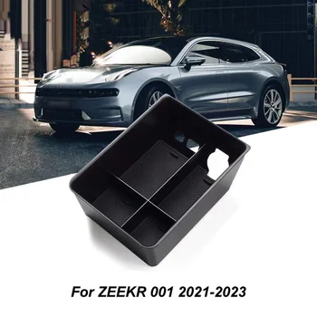 Для ZEEKR 001 2021-2023 Аксессуары для интерьера, Центральная консоль, Подлокотник, ящик для хранения, Модифицированный автомобильный органайзер для хранения