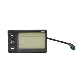 ЖК-дисплей электровелосипеда S866, дисплей электроскутера, панель управления счетчиком с водонепроницаемой вилкой