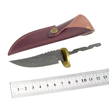 Заготовки для ножей ручной работы из Дамасской стали с фиксированным лезвием, Полуфабрикаты 