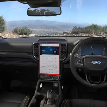 Защитная пленка из закаленного стекла для Ford Ranger 2022 2023 Пленка для автомобильной GPS-навигации Аксессуары для пленки против царапин на ЖК-экране