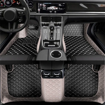 Изготовленный на заказ автомобильный коврик для Audi Q7 4 Seat 5 Seat 2006-2015 2016-2019 Аксессуары для интерьера из искусственной кожи