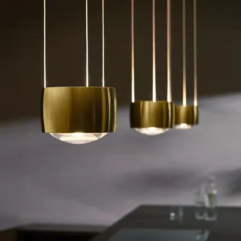 Итальянский дизайн, современный минимализм, Стеклянный светодиодный подвесной светильник для столовой, кухонного островка, бара Рядом со спальней, ресторана, конференции