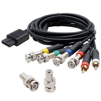 Кабель RGB/RGBS для видео-консолей N64 SFC SNES NGC Композитный кабель с высокой устойчивостью