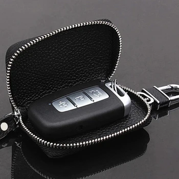 Кожаный Бумажник Чехол Для Ключей От Автомобиля На Молнии Автомобильная Эмблема Значок Брелок Сумка для BMW 5x1 M1 GT F20 F10 F30 520 525 520I 530D E34 E46 E60 E9