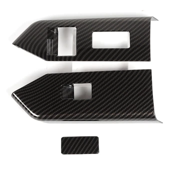Крышка панели управления переключателем окна автомобиля Наклейка для внутренней отделки ABS для Ford Mustang 2010-2014 Аксессуары