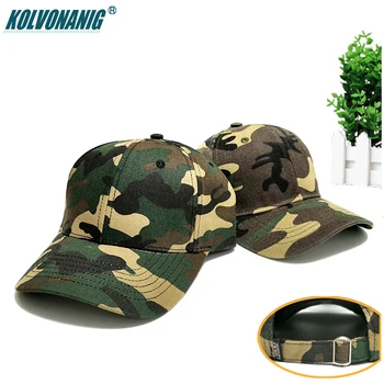 Летняя мужская Роскошная брендовая Уличная камуфляжная кепка для взрослых, Регулируемая Женская бейсболка в стиле хип-хоп для мужчин, Камуфляжные Охотничьи солнцезащитные шляпы Bone