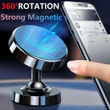 Магнитный держатель телефона в автомобильную подставку Магнитный кронштейн для мобильного телефона Автомобильный Магнитный держатель для телефона для iPhone 12 Pro Max Huawei Xiaomi