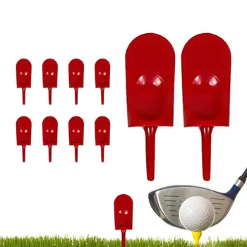 Маркер для мяча Divit Golf Tool, красочный инструмент для ремонта поддонов для гольфа, 10 штук, принадлежности для фиксации поддонов, аксессуары для гольфа для начинающих любителей гольфа