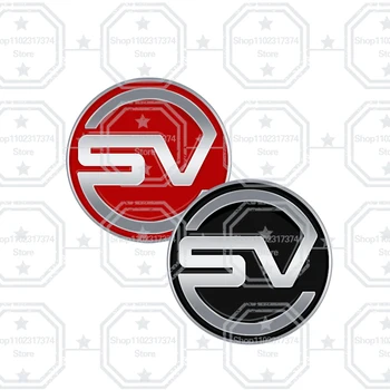Металлическая 3D эмблема, украшающая автомобиль боковым значком, наклейка на задний багажник с логотипом SV Land Rover Range Rover Evoque Velar Defender Discovery