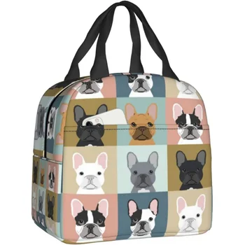 Милая мультяшная собака Корги, изолированная сумка для ланча для девочек, Многоразовый ланчбокс, рабочий холодильник, сумки-тоут, термос для пикника для мальчиков, термос для путешествий