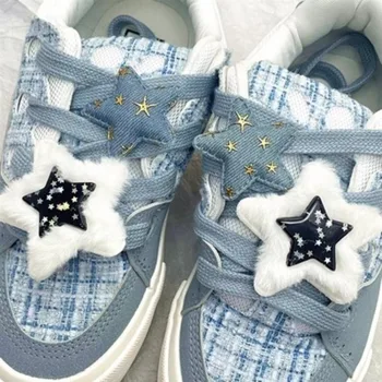 Милые плюшевые звезды, украшения с пряжками для обуви, сделанные своими руками, Качественные подвески для обуви, универсальные подвески для кроссовок, Дизайнерская мода, горячая распродажа
