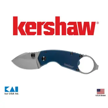 Мини-карманный складной нож Kershaw Blue Antic 8710 с открывалкой для бутылок, Тактические многофункциональные инструменты для охоты, кемпинга, спасательных средств