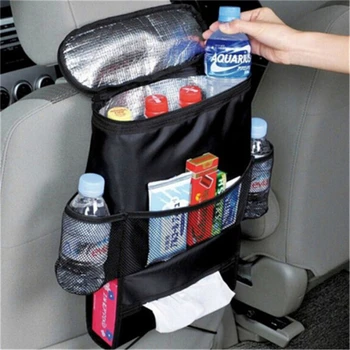 Многофункциональная подвесная сумка для спинки автомобильного сиденья, органайзер для пакетов со льдом, теплоизоляционная сумка для хранения спинки стула, автомобильный стайлинг
