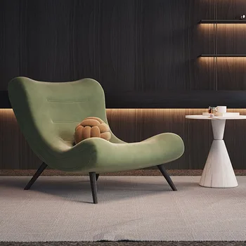 Мобильный Офисный шезлонг, современное кресло с откидной спинкой, Скандинавский дизайн стула для спальни, Удобная мебель для гостиной